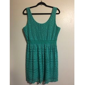 Teal dress